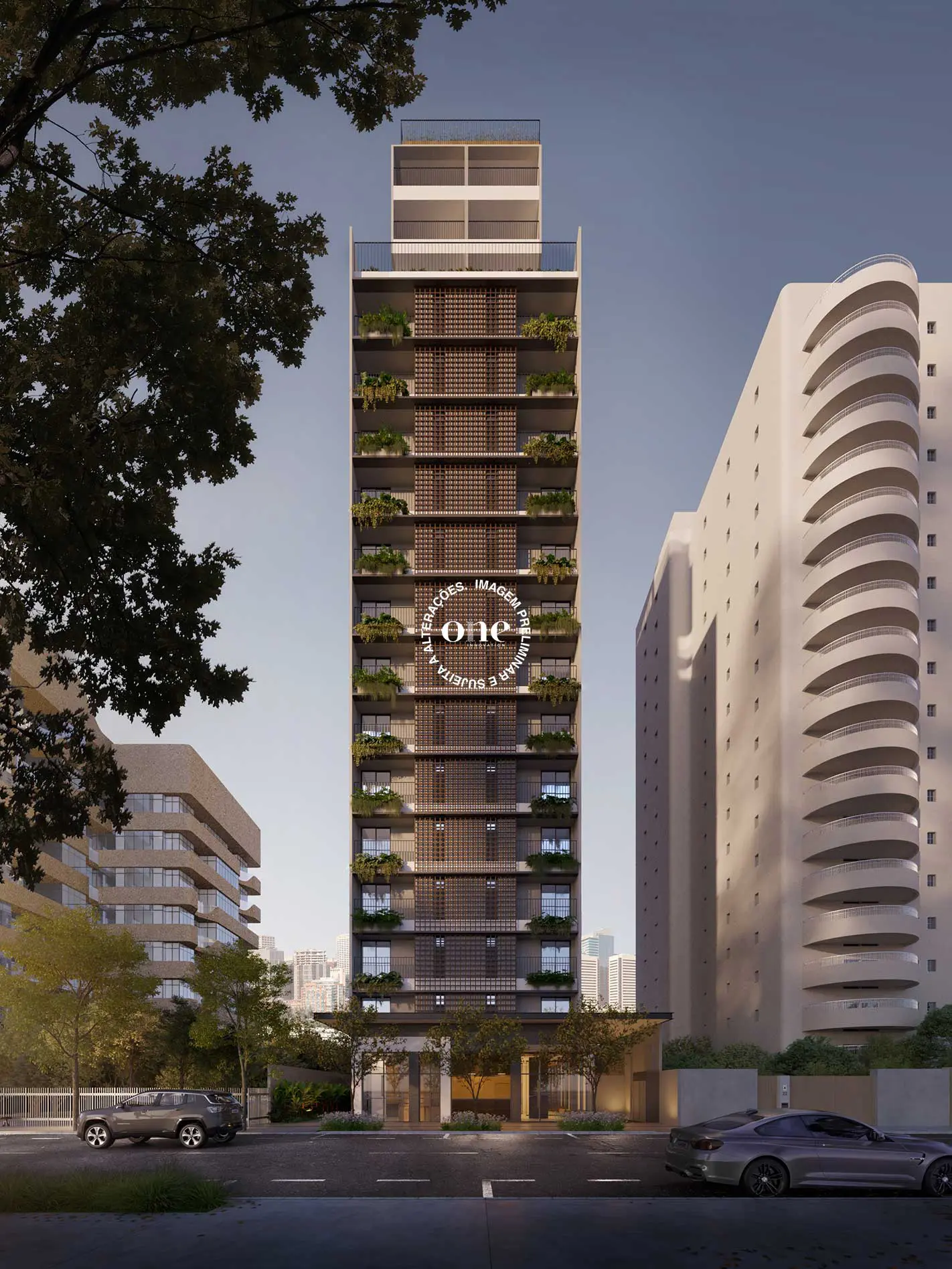 Fachada Nex One Sarutaiá Jardins